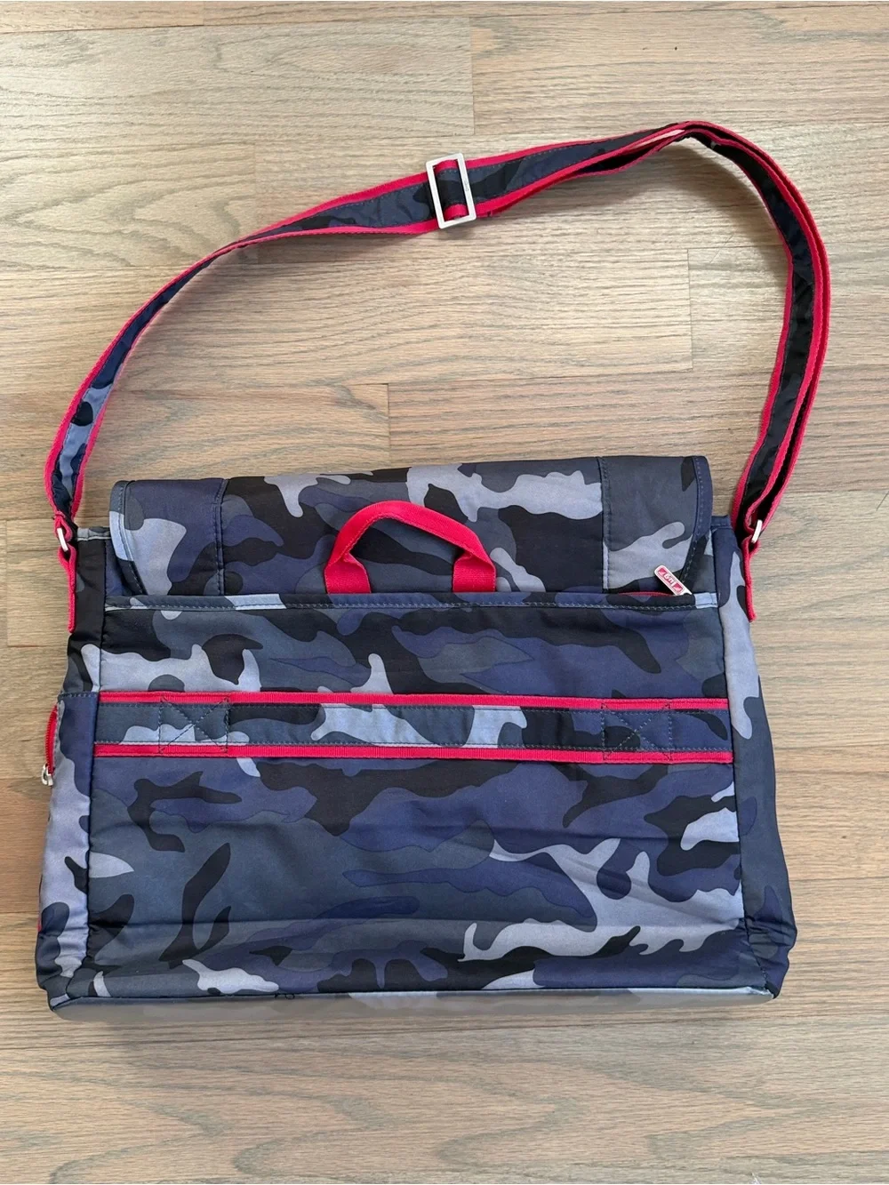 Lug Jockey Messenger Laptop Travel Bag In Camo Navy